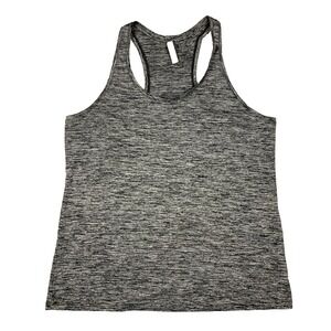 Under Armour HeatGear Tank Womens XL Gray Racerback Athletic Workout Gym Top